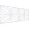 Ekena Millwork Set of Four Panels for 94 1/2"W x 36 1/4"H Otis Fretwork Wainscot Wall Paneling WPKP18X01X47OTS - alternate 1